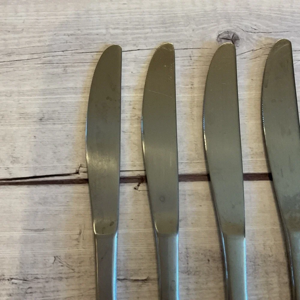 Stanley Roberts SRB91 Stainless Steel Flatware Dinner Knives Set Of 6 Korea